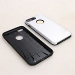 Wholesale iPhone 7 Plus Tough Armor Hybrid Case (Black)